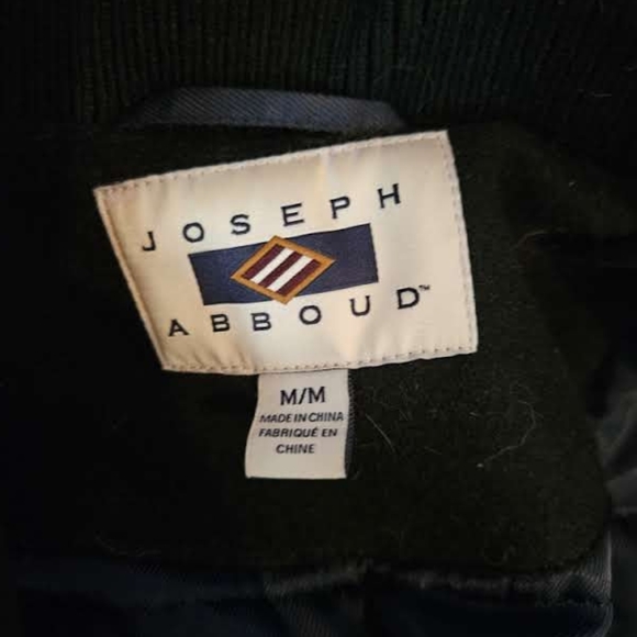 Joseph Abboud wool peacoat men's medium - Picture 3 of 4